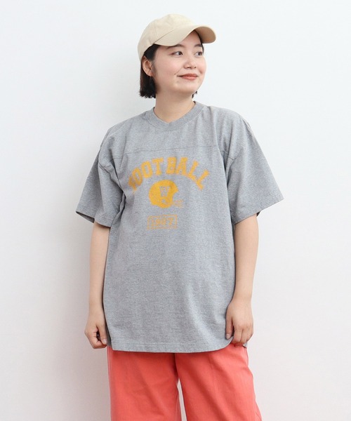 セール】☆アメリカンドライ天竺 フットボールTシャツ（Tシャツ