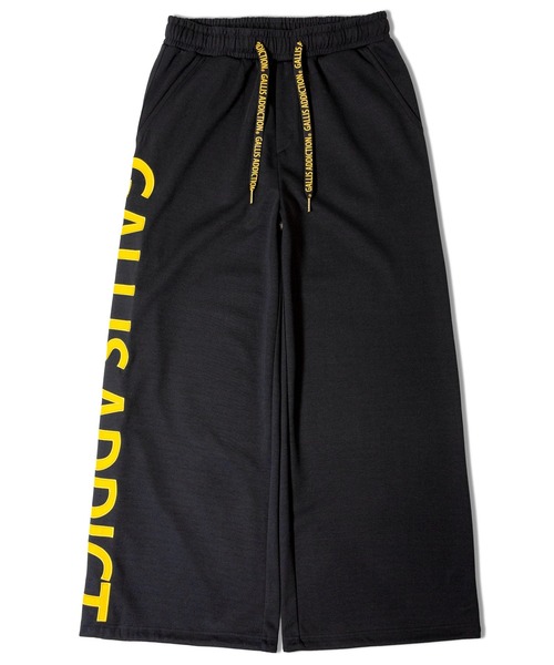 GALLIS ADDICTION(ガリスアディクション)の「GA BACK-LOGO PANTS(スウェットパンツ・メンズ・ブラック/グレー・L/M)」の2枚目の写真