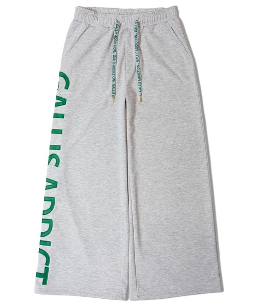 GALLIS ADDICTION(ガリスアディクション)の「GA BACK-LOGO PANTS(スウェットパンツ・メンズ・ブラック/グレー・L/M)」の4枚目の写真