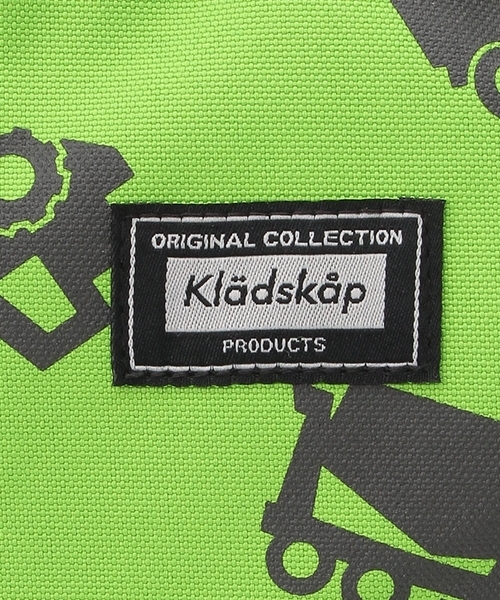 kladskap（クレードスコープ）の「働く車総柄リュック（バックパック/リュック・キッズ・黄緑系/サックスブルー・M/S/SS）」の5枚目の写真