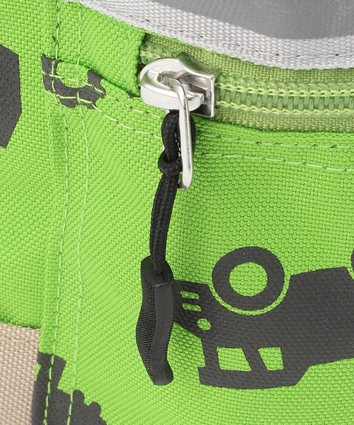 kladskap（クレードスコープ）の「働く車総柄リュック（バックパック/リュック・キッズ・黄緑系/サックスブルー・M/S/SS）」の6枚目の写真