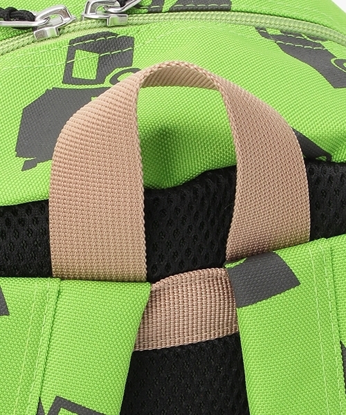 kladskap（クレードスコープ）の「働く車総柄リュック（バックパック/リュック・キッズ・黄緑系/サックスブルー・M/S/SS）」の9枚目の写真