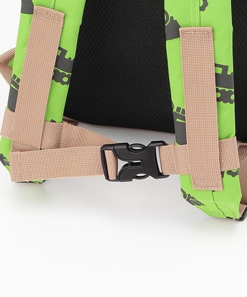 kladskap（クレードスコープ）の「働く車総柄リュック（バックパック/リュック・キッズ・黄緑系/サックスブルー・M/S/SS）」の10枚目の写真