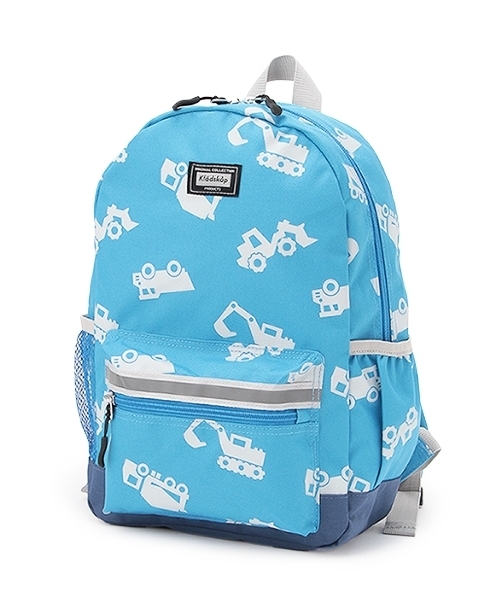 kladskap（クレードスコープ）の「働く車総柄リュック（バックパック/リュック・キッズ・黄緑系/サックスブルー・M/S/SS）」の15枚目の写真