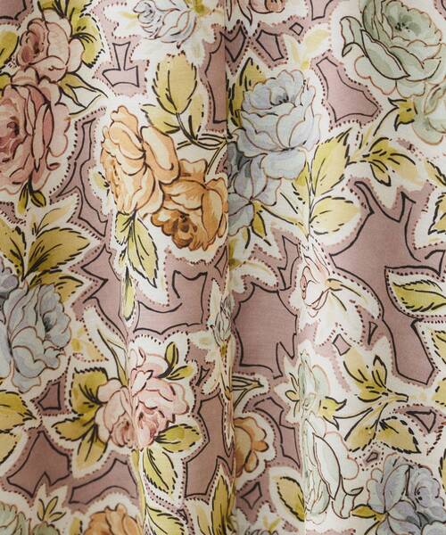 UNTITLED（アンタイトル）の「【セットアップ可能】オールドフラワー プリントスカート（スカート・レディース・グリーン系1/ベージュ系その他3・00/01/02/03/42/44/50/48/46/04）」の14枚目の写真