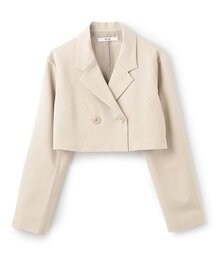 Mi-je（ミジェ）の「ショートテーラードジャケット【韓国ファッション】（ブルゾン）」