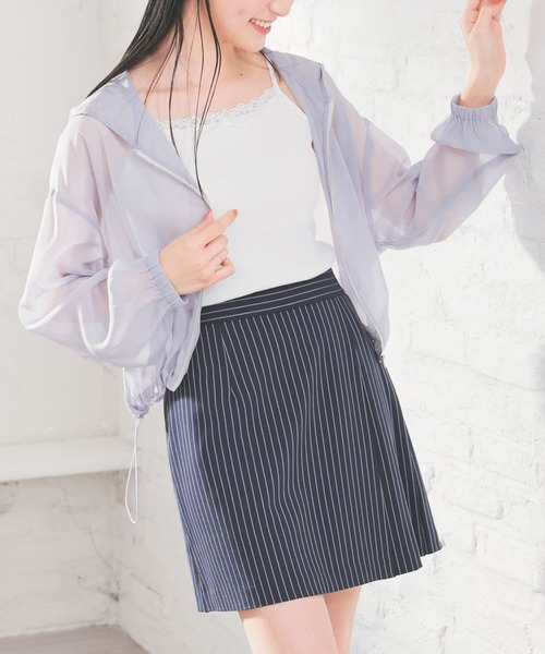シアーフードブルゾン any FAM｜【WEB限定】シアーフードブルゾン | Rakuten Fashion