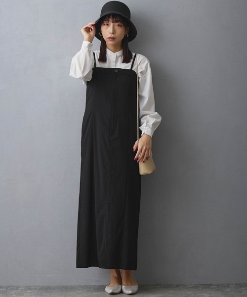 NICOLE white（ニコルホワイト）の「アシンメトリ―プリーツシャツ（シャツ/ブラウス・レディース・ブラック系/ブルー系/オフホワイト・FREE）」の5枚目の写真