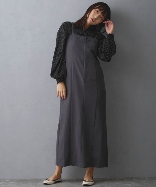 NICOLE white（ニコルホワイト）の「アシンメトリ―プリーツシャツ（シャツ/ブラウス・レディース・ブラック系/ブルー系/オフホワイト・FREE）」の8枚目の写真