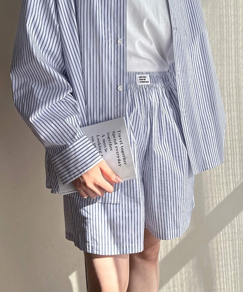 JUEMI ストライプ柄ショートパンツ FREE ストライプショートパンツ | mai | Flugge