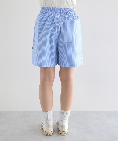 【ron】GANNI ショートパンツ　ストライプ ron】GANNI ショートパンツ ストライプ GANNI ストライプ