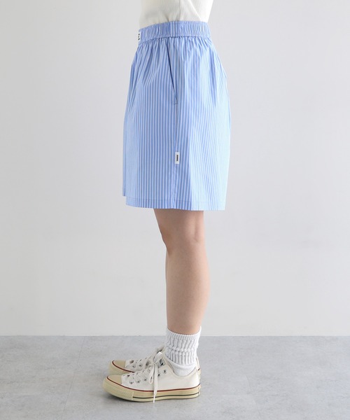 【新品未使用】LMND ストライプ ショートパンツ ベージュ ストライプ ストライプショートパンツ【WHITE】 – ELLIE