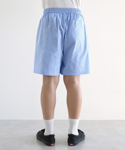 【関税込み】Marni ブルー ストライプ ショートパンツ 27915797_57603779_1000.jpg