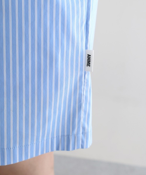 ANME(アンメ)の「【新色追加】ストライプイージーショートパンツ(その他パンツ・レディース・オフホワイト/サックスブルー/キナリ/ベージュ・M/L/XL)」の21枚目の写真