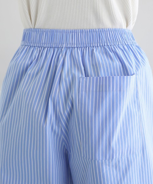 ＜BASERANGE＞OLE ストライプ ショートパンツ Ole ショートパンツ in Assortment | オーガニックコットン