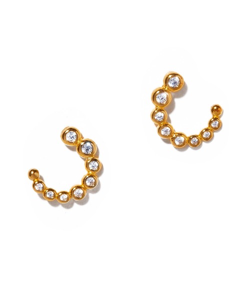 les bonbon（ルボンボン）の「【les bon bon】botanica stilla pierce/ボタニカ ステラ ピアス BOB630　※（ピアス（両耳用）・レディース・ゴールド・FREE）」の2枚目の写真