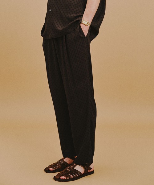 AMERICAN RAG CIE（アメリカンラグシー）の「【AMERICAN RAG CIE】小紋プリントイージーパンツ（MEN)（その他パンツ・メンズ・ブラウン/ブラック・LARGE/MEDIUM）」の3枚目の写真