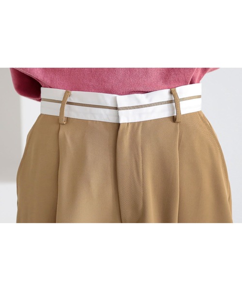 n'OrLABEL（ノアールレーベル）の「『マーベルトパンツ』（スラックス・レディース・ベージュ/チャコール・S～Ｍ/L～LL/3L）」の18枚目の写真