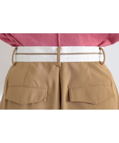 n'OrLABEL（ノアールレーベル）の「『マーベルトパンツ』（スラックス・レディース・ベージュ/チャコール・S～Ｍ/L～LL/3L）」の19枚目の写真