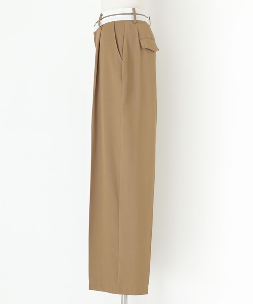n'OrLABEL（ノアールレーベル）の「『マーベルトパンツ』（スラックス・レディース・ベージュ/チャコール・S～Ｍ/L～LL/3L）」の22枚目の写真