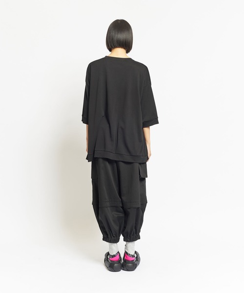 gomme（ゴム）の「ファインスムース　Fプリーツカーディガン（スウェット・レディース・ブラック・MEDIUM）」の18枚目の写真