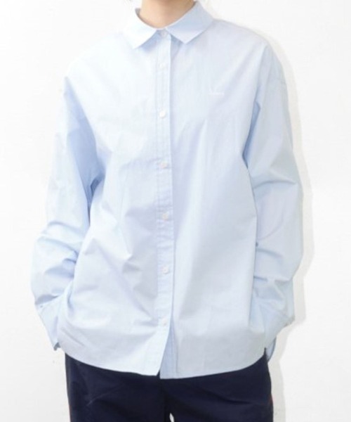 AMESWORLDWIDE(アメスワールドワイド)の「【UNISEX】AMES WORLDWIDE/OVER FIT シャツ(シャツ/ブラウス・レディース・ホワイト/イエロー/ブルー・FREE)」の1枚目の写真