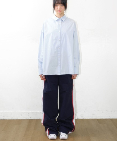 AMESWORLDWIDE(アメスワールドワイド)の「【UNISEX】AMES WORLDWIDE/OVER FIT シャツ(シャツ/ブラウス・レディース・ホワイト/イエロー/ブルー・FREE)」の14枚目の写真