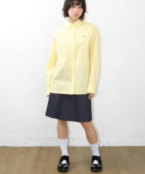 AMESWORLDWIDE(アメスワールドワイド)の「【UNISEX】AMES WORLDWIDE/OVER FIT シャツ(シャツ/ブラウス・レディース・ホワイト/イエロー/ブルー・FREE)」の8枚目の写真