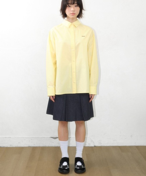 AMESWORLDWIDE(アメスワールドワイド)の「【UNISEX】AMES WORLDWIDE/OVER FIT シャツ(シャツ/ブラウス・レディース・ホワイト/イエロー/ブルー・FREE)」の10枚目の写真