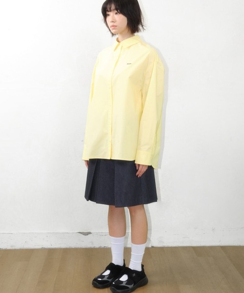 AMESWORLDWIDE(アメスワールドワイド)の「【UNISEX】AMES WORLDWIDE/OVER FIT シャツ(シャツ/ブラウス・レディース・ホワイト/イエロー/ブルー・FREE)」の11枚目の写真