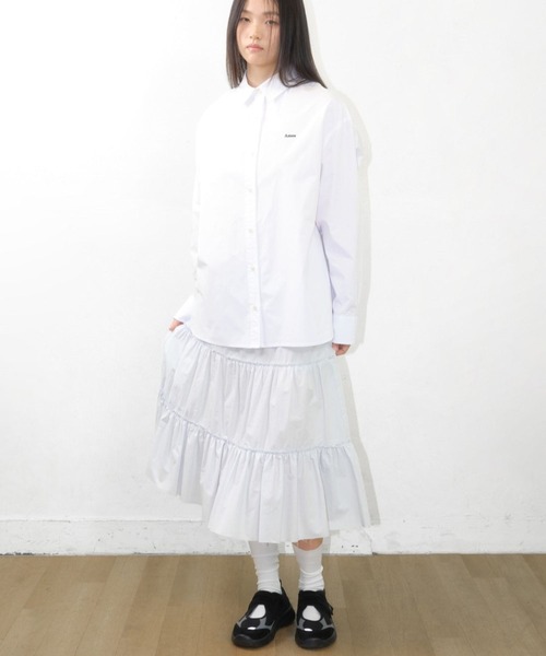 AMESWORLDWIDE(アメスワールドワイド)の「【UNISEX】AMES WORLDWIDE/OVER FIT シャツ(シャツ/ブラウス・レディース・ホワイト/イエロー/ブルー・FREE)」の16枚目の写真