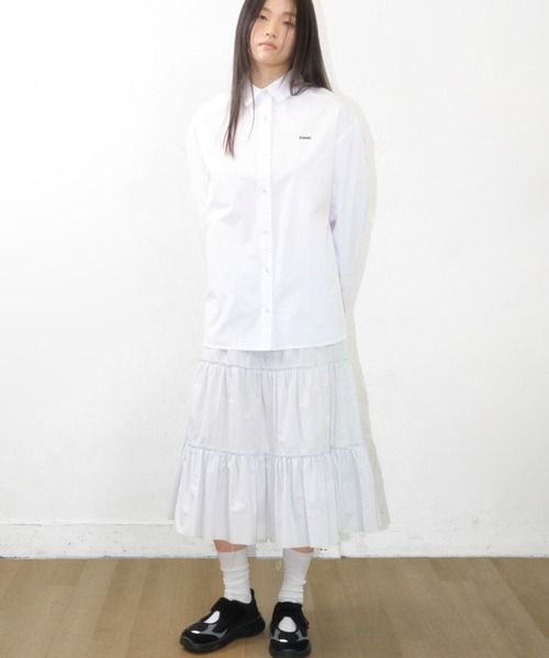 AMESWORLDWIDE(アメスワールドワイド)の「【UNISEX】AMES WORLDWIDE/OVER FIT シャツ(シャツ/ブラウス・レディース・ホワイト/イエロー/ブルー・FREE)」の17枚目の写真