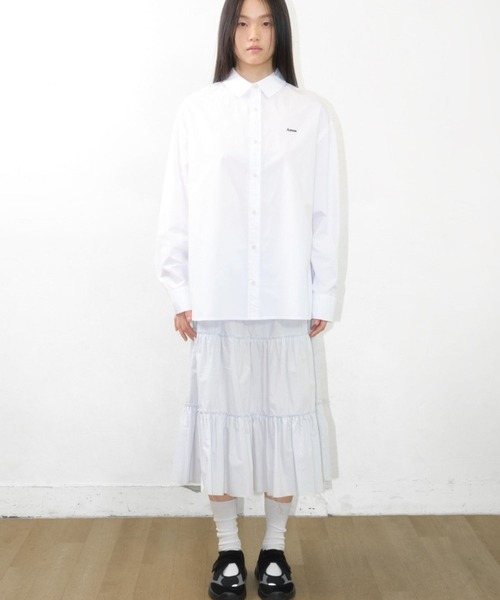 AMESWORLDWIDE(アメスワールドワイド)の「【UNISEX】AMES WORLDWIDE/OVER FIT シャツ(シャツ/ブラウス・レディース・ホワイト/イエロー/ブルー・FREE)」の18枚目の写真