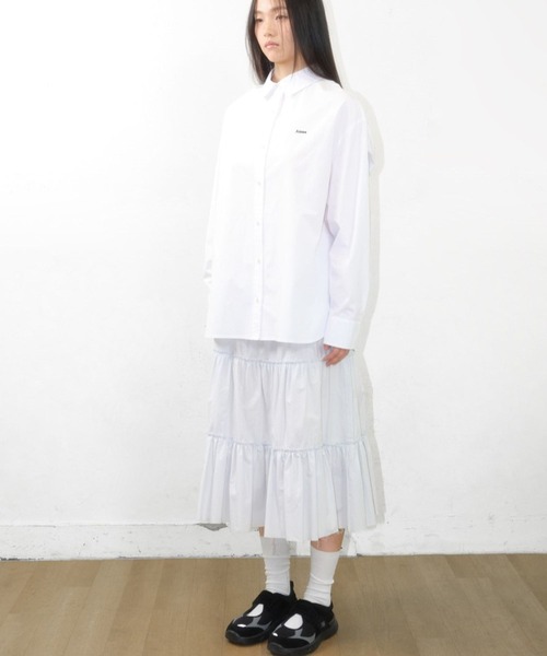 AMESWORLDWIDE(アメスワールドワイド)の「【UNISEX】AMES WORLDWIDE/OVER FIT シャツ(シャツ/ブラウス・レディース・ホワイト/イエロー/ブルー・FREE)」の19枚目の写真