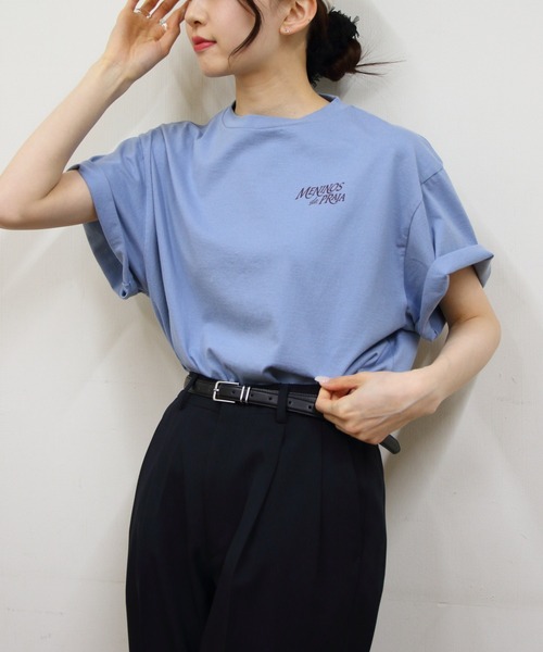 レディース　THE SHINZONE ザ シンゾーン　MENINOS da PRAIA Tシャツ　メニノスダプライアTEE　プリントTシャツ　Tシャツ 25MMSCU04 THE SHINZONE/シンゾーン メニノス ダ プライアTEE MENINOS da