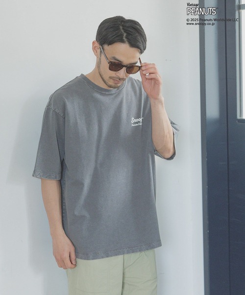 PEANUTS（ピーナッツ）の「【PEANUTS×BAYFLOW】ピーナッツアソートTEE（Tシャツ/カットソー・メンズ・ネイビー/ホワイト/レッド/グリーン/チャコールグレー・MEDIUM/LARGE）」の18枚目の写真