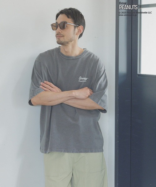 PEANUTS（ピーナッツ）の「【PEANUTS×BAYFLOW】ピーナッツアソートTEE（Tシャツ/カットソー・メンズ・ネイビー/ホワイト/レッド/グリーン/チャコールグレー・MEDIUM/LARGE）」の19枚目の写真