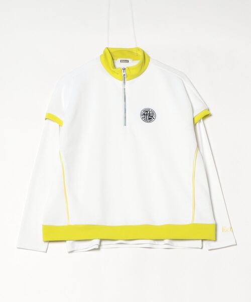 ALPEN / SPORTS DEPO SELECT(アルペンスポーツデポセレクト)の「コルウィン ハーフジップセットシャツ(シャツ/ブラウス・レディース・ブラック/ホワイト・M/L/XL/2XL)」の1枚目の写真