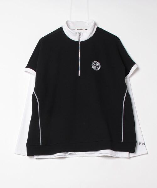 ALPEN / SPORTS DEPO SELECT(アルペンスポーツデポセレクト)の「コルウィン ハーフジップセットシャツ(シャツ/ブラウス・レディース・ブラック/ホワイト・M/L/XL/2XL)」の2枚目の写真