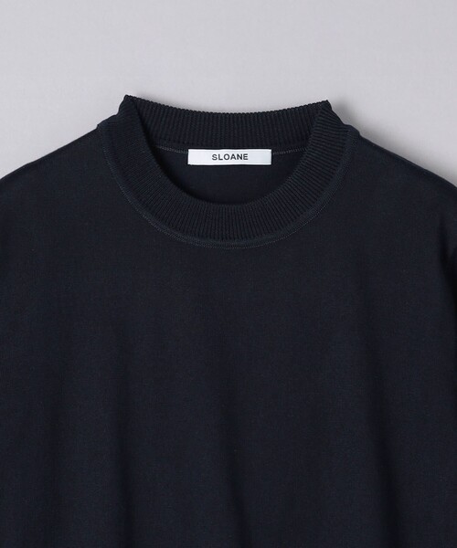 SLOANE グレー ショートスリーブニット SLOANE グレー ショートスリーブニット
