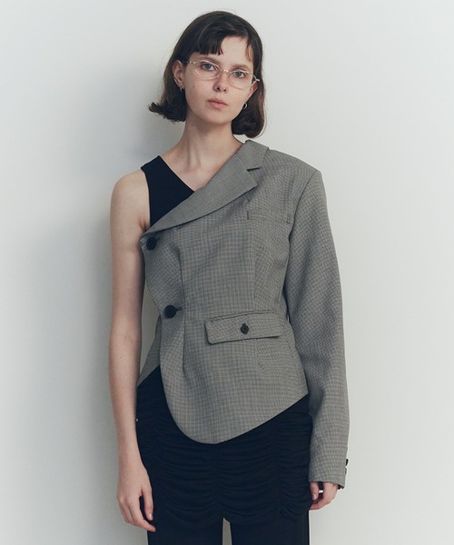 【 SORIN 】 One Shoulder Tailored Jacket セール】One Shoulder Tailored Jacket（テーラードジャケット