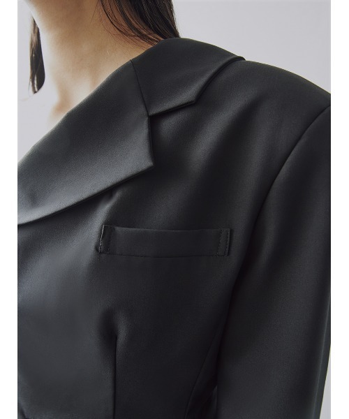 セール】One Shoulder Tailored Jacket（テーラードジャケット