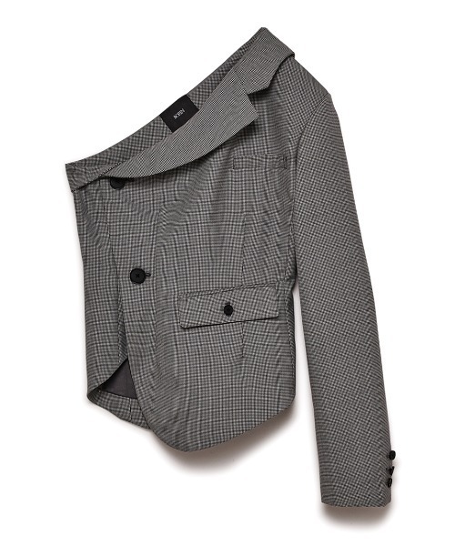 セール】One Shoulder Tailored Jacket（テーラードジャケット