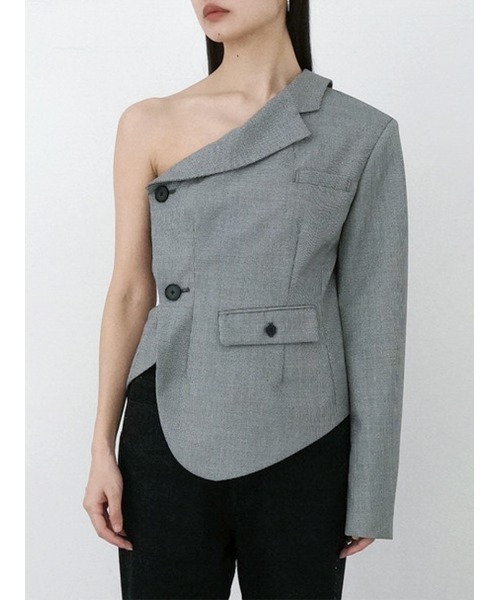 【 SORIN 】 One Shoulder Tailored Jacket セール】One Shoulder Tailored Jacket（テーラードジャケット