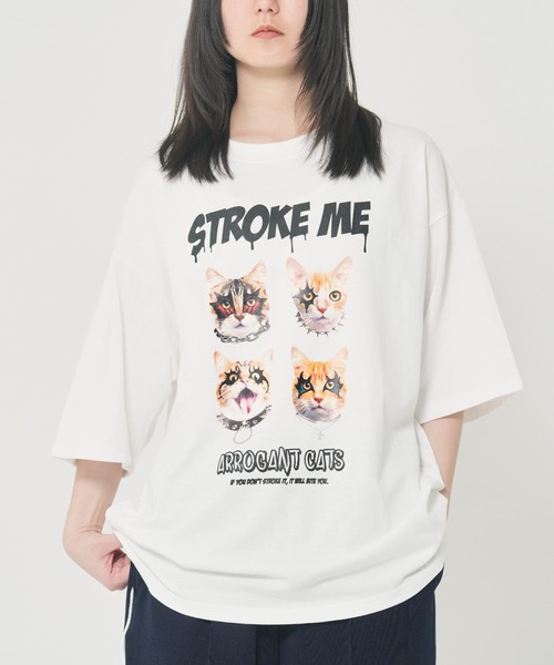 セール】アニマルROCK柄Tシャツ(M1)（Tシャツ/カットソー