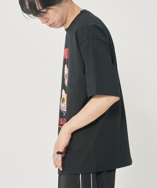 CORISCO(コリスコ)の「アニマルROCK柄Tシャツ(M1)(Tシャツ/カットソー・メンズ・ブラック系1/ホワイト系1/ホワイト系2/ブラック系2・MEDIUM/LARGE/X-LARGE)」の12枚目の写真