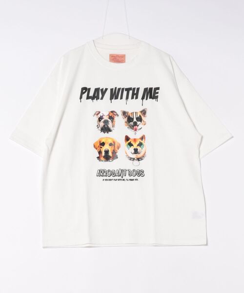 CORISCO(コリスコ)の「アニマルROCK柄Tシャツ(M1)(Tシャツ/カットソー・メンズ・ブラック系1/ホワイト系1/ホワイト系2/ブラック系2・MEDIUM/LARGE/X-LARGE)」の11枚目の写真