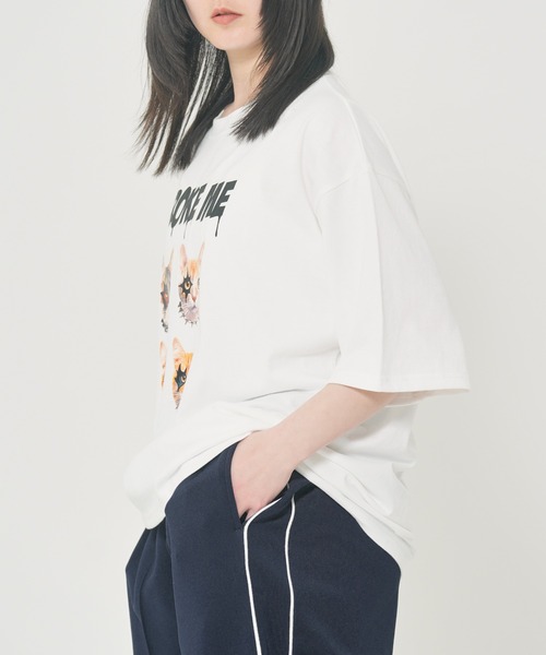 CORISCO(コリスコ)の「アニマルROCK柄Tシャツ(M1)(Tシャツ/カットソー・メンズ・ブラック系1/ホワイト系1/ホワイト系2/ブラック系2・MEDIUM/LARGE/X-LARGE)」の6枚目の写真