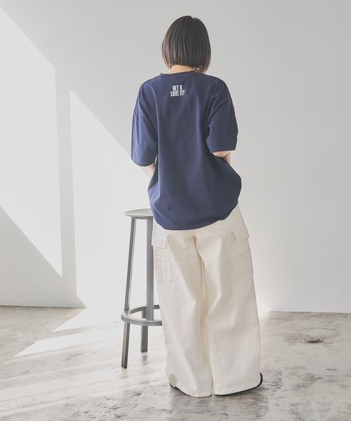 PBLIM（ページボーイリム）の「《UNISEX》ピグメントカーゴパンツ（カーゴパンツ・レディース・オフホワイト/ブラック/ブラウン・MEDIUM/LARGE）」の5枚目の写真