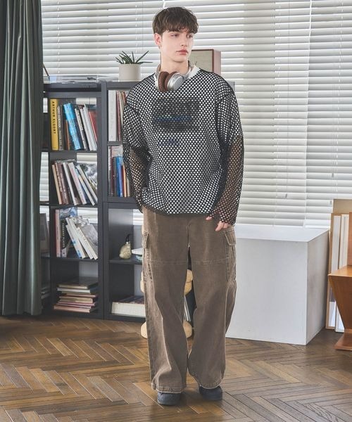 PBLIM（ページボーイリム）の「《UNISEX》ピグメントカーゴパンツ（カーゴパンツ・レディース・オフホワイト/ブラック/ブラウン・MEDIUM/LARGE）」の19枚目の写真